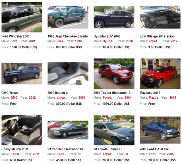 Cars and Trucks For Sale